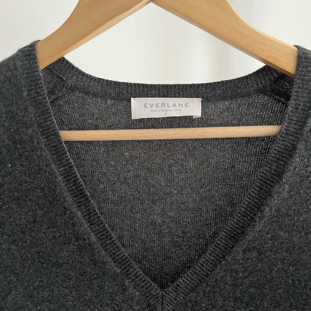Everlane Women's Grey Cashmere Sweater Dress
